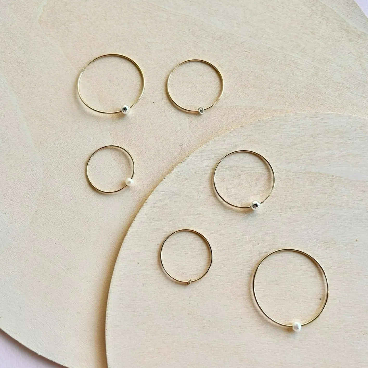 10k Yellow Gold Prélude Hoop Earrings - 29mm