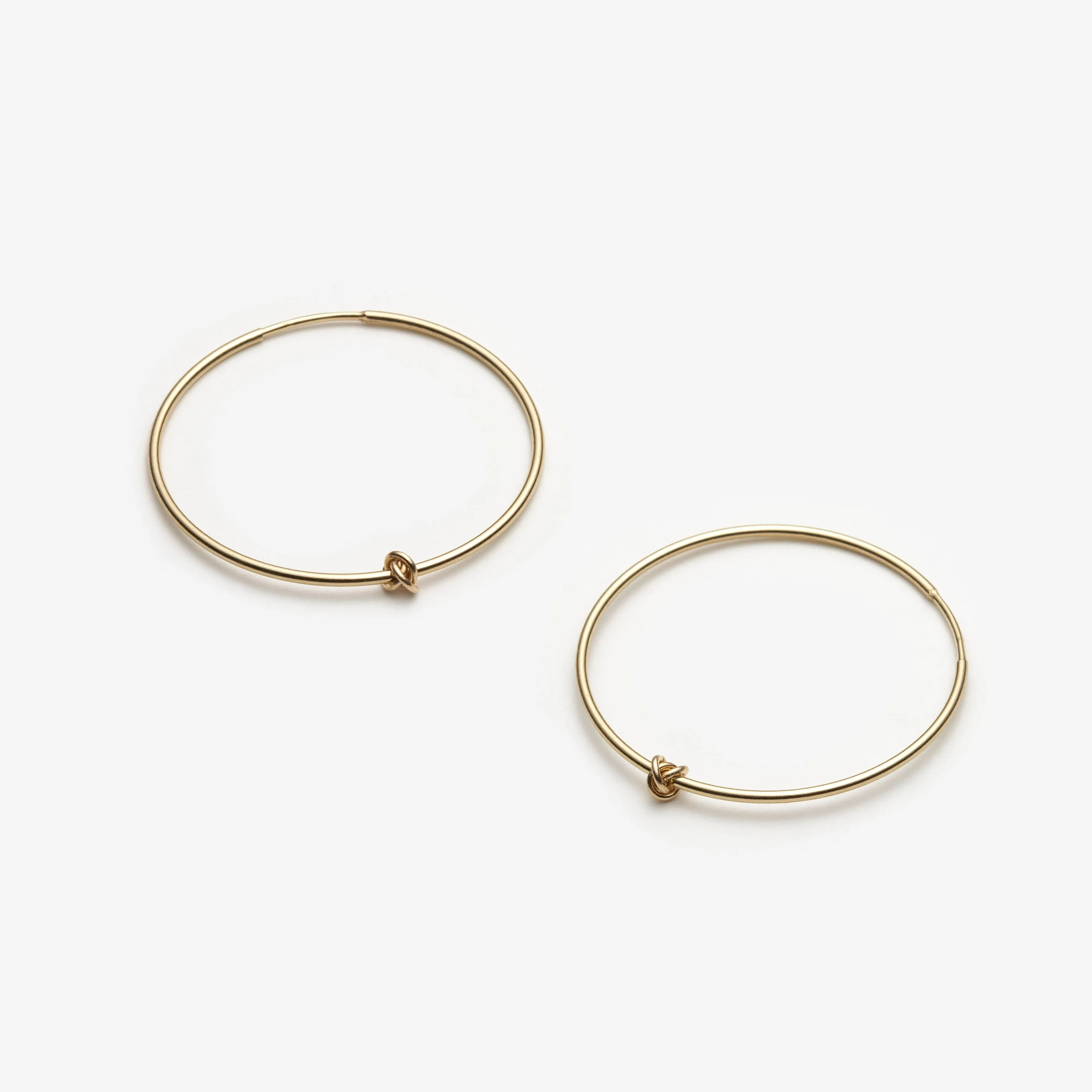 10k Yellow Gold Prélude Hoop Earrings - 29mm