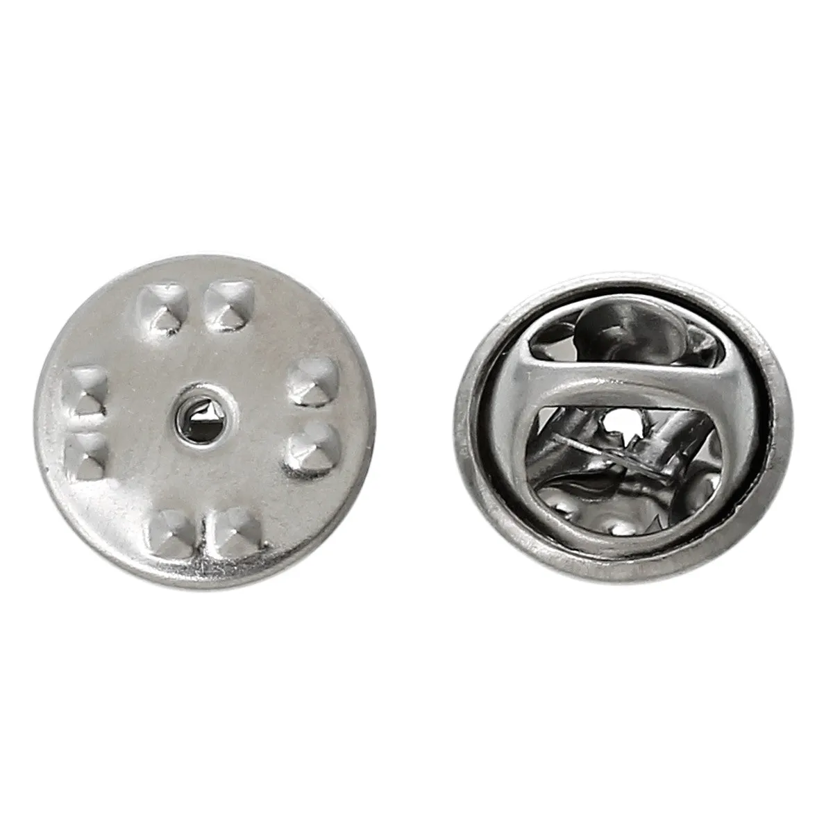 20 Pcs Stainless Steel Comfort Fit Butterfly Clutch Metal Pin Backs Replacement