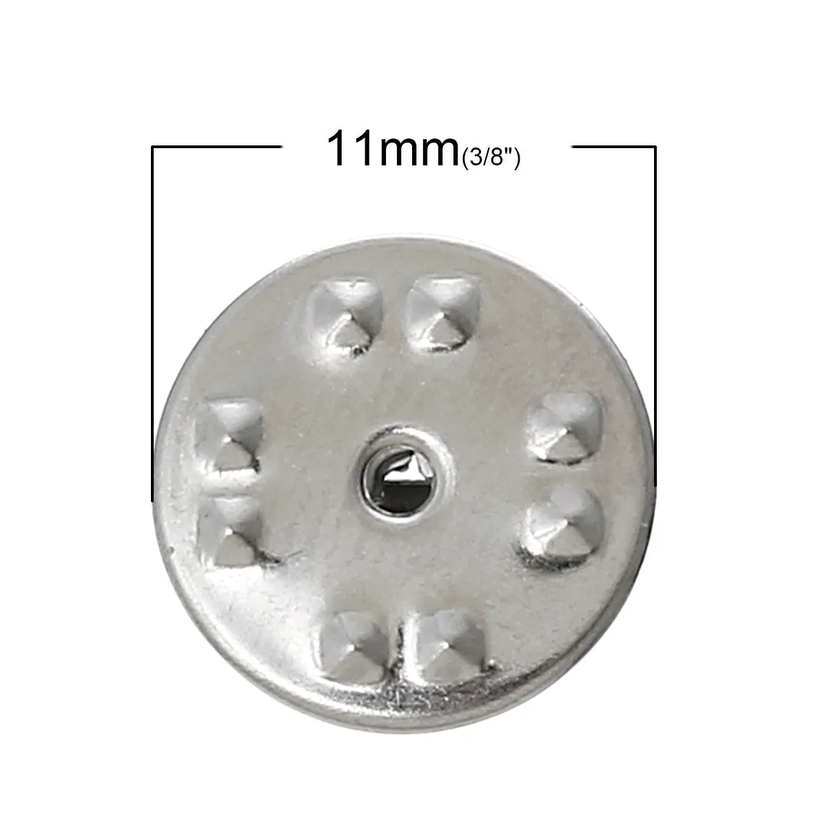 20 Pcs Stainless Steel Comfort Fit Butterfly Clutch Metal Pin Backs Replacement