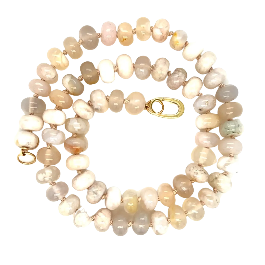 Agate Gemstone Bead Necklace