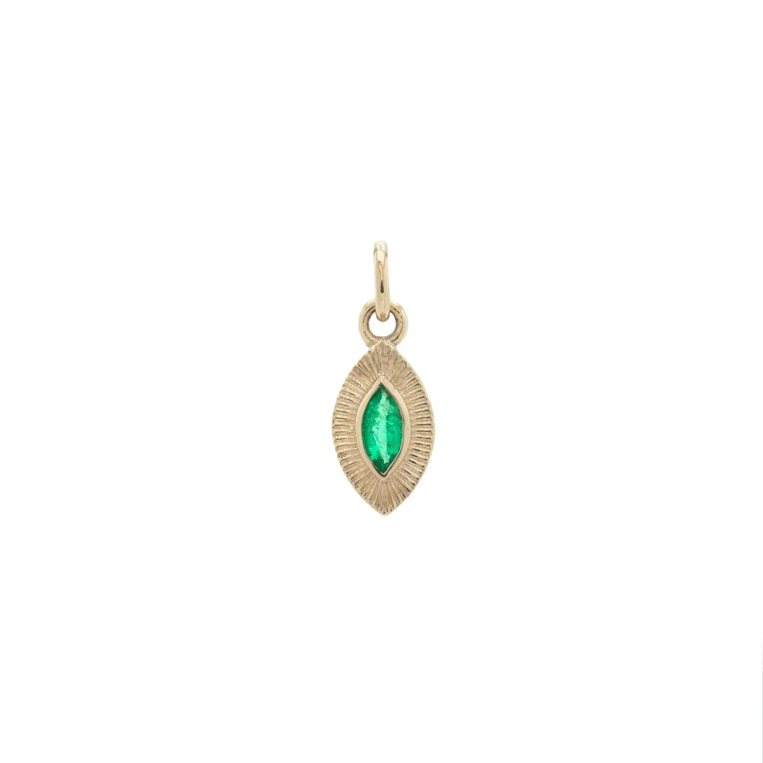 Ajna - 14k gold pendant