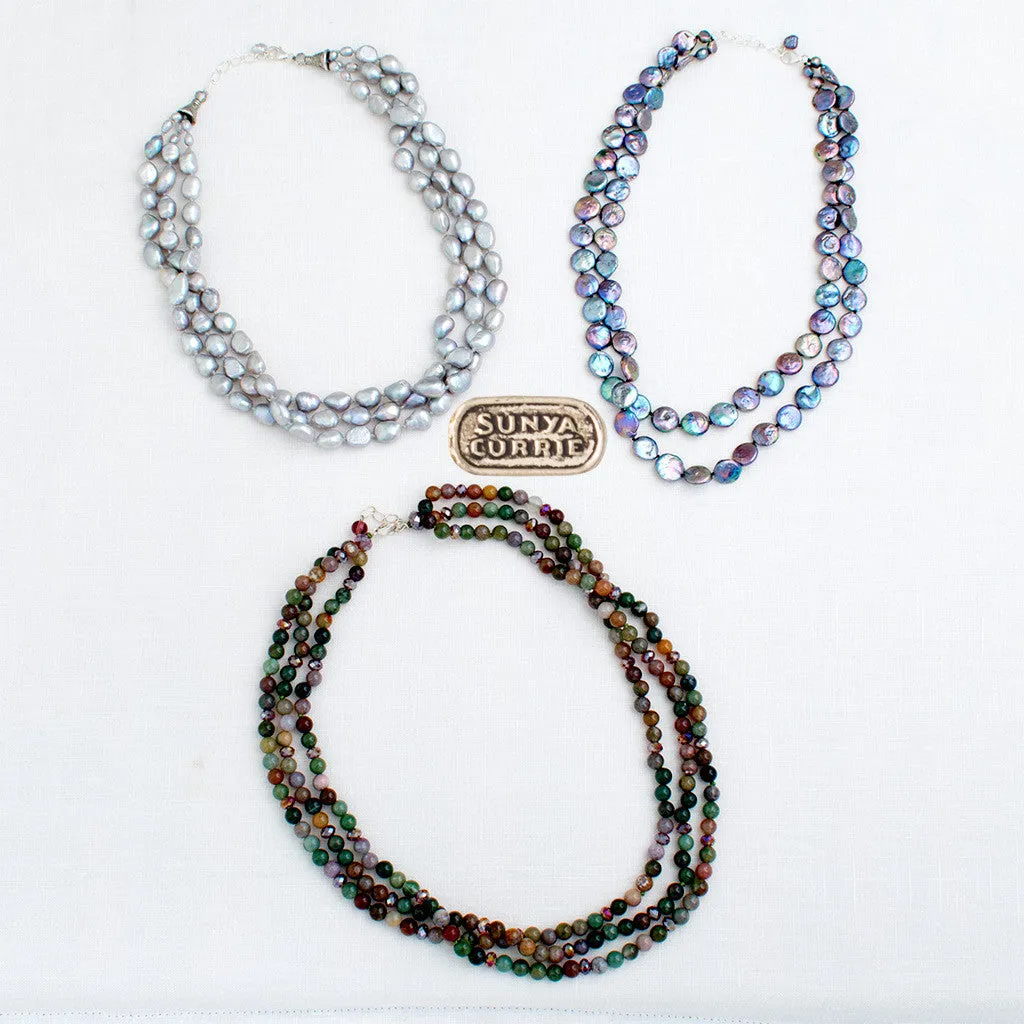 assorted multi strand chokers