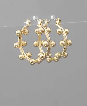 Big Feelings Gold Hoops
