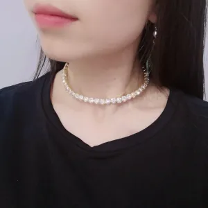 Bridal Fashion Crystal Rhinestone Choker Necklace