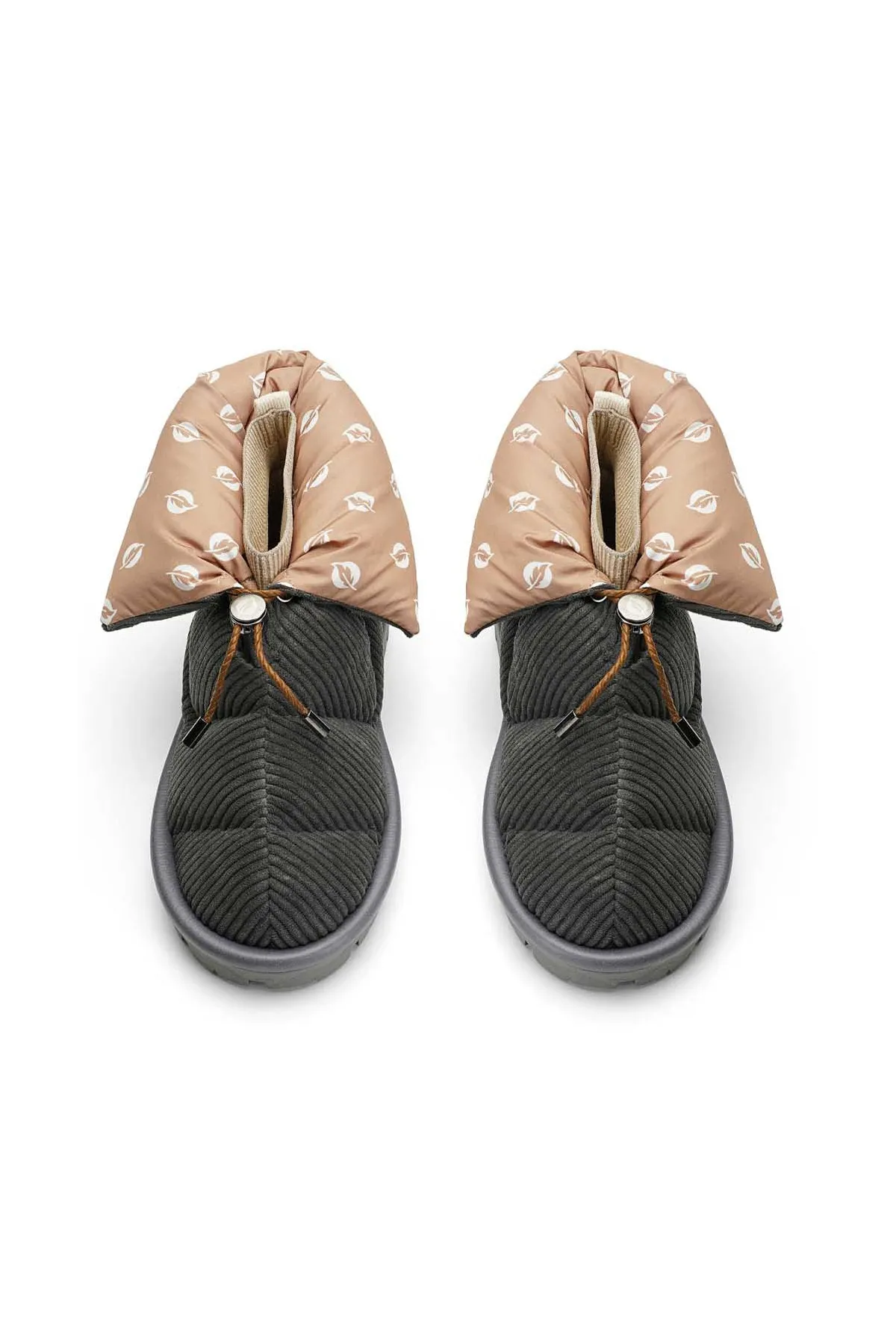 Cord Grey Pillow Boot
