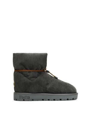 Cord Grey Pillow Boot