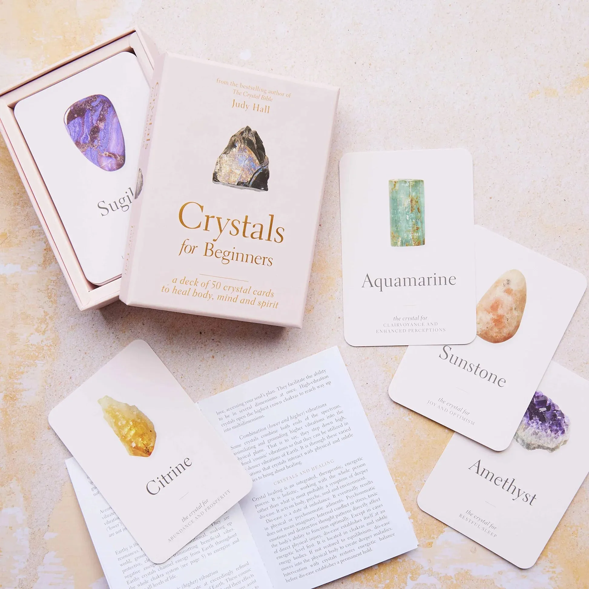 Crystals for Beginners Card Deck - Judy Hall