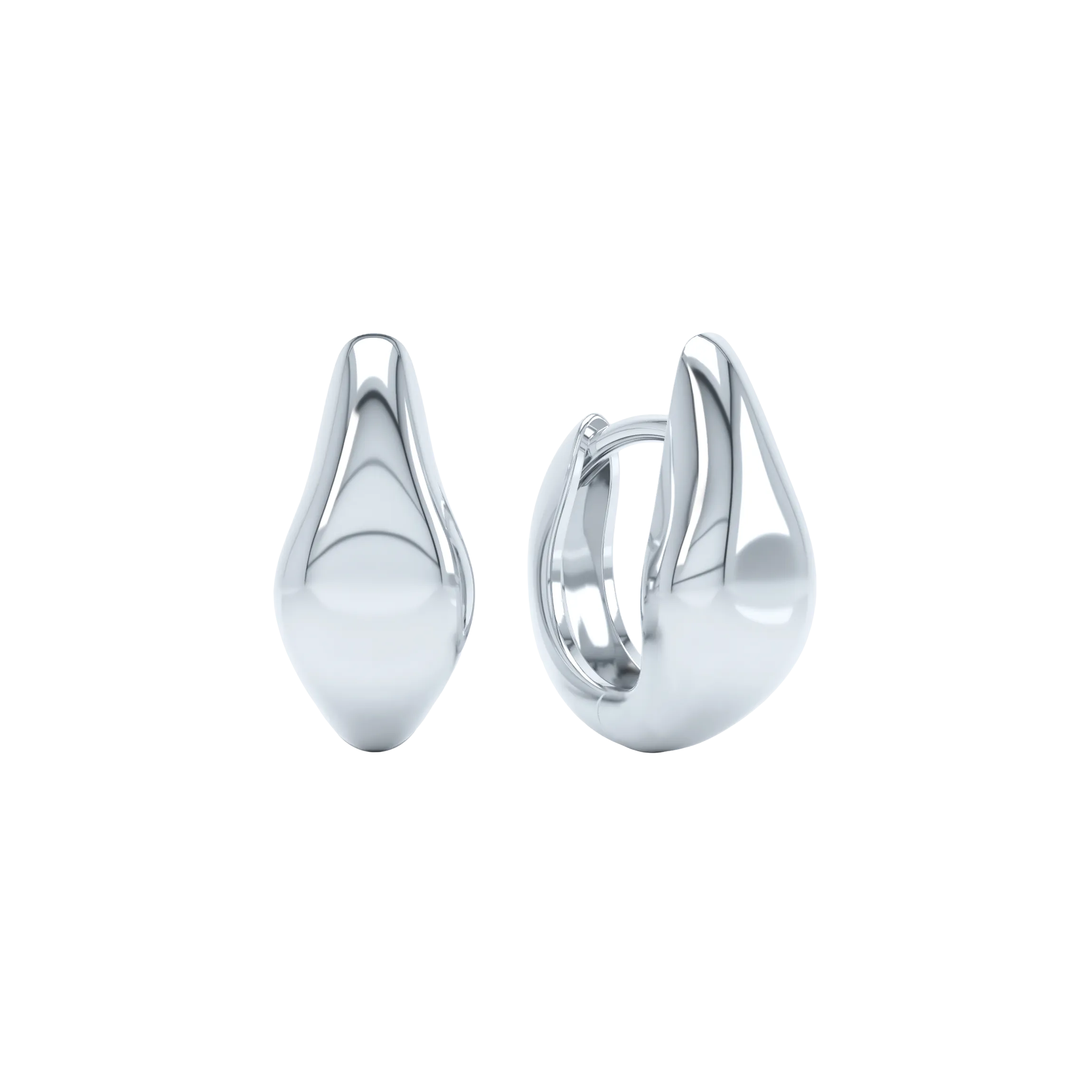 Curve polished huggies