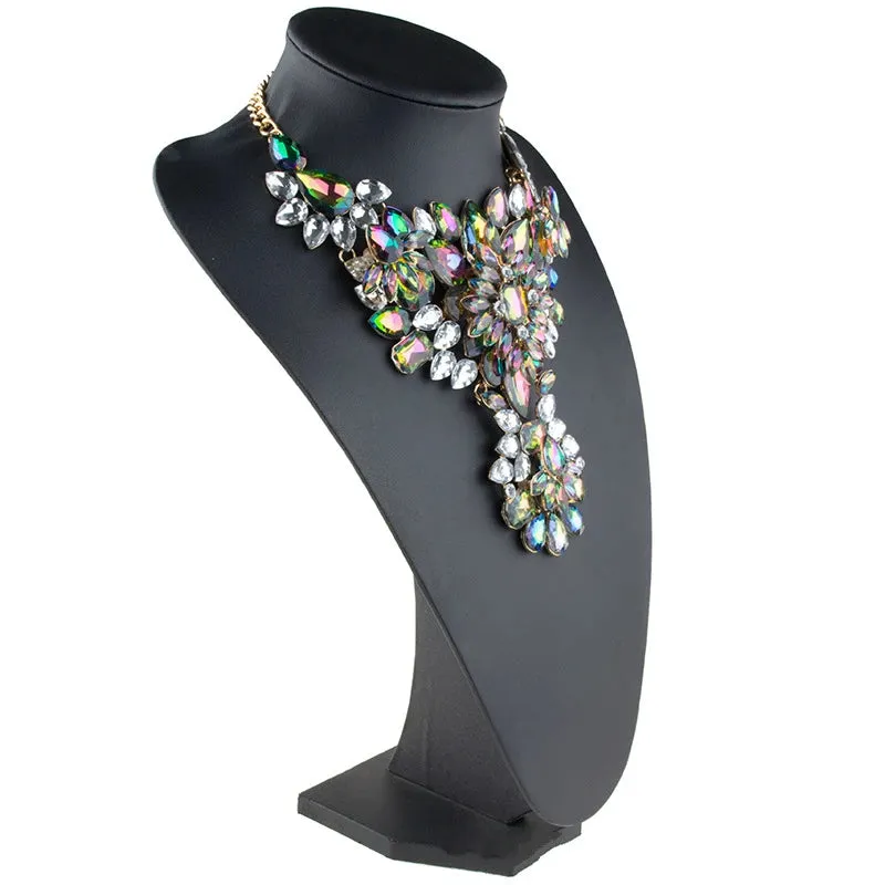 Dazzler Crystal Choker Statement Necklace