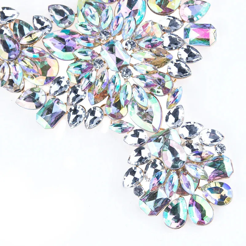 Dazzler Crystal Choker Statement Necklace