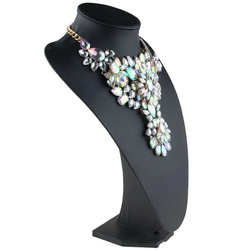 Dazzler Crystal Choker Statement Necklace
