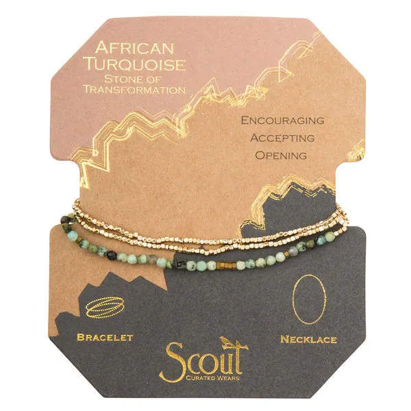 Delicate Stone Necklace/ Bracelet