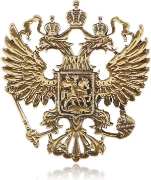 Double Head Eagle Brooch Pin Antique Eagle Lapel Pin for Coats Suit Jackets Wedding Gift Personalized Party Clothing Collar Tie Accessories Brooches for Men Women Valentine Boyfriend Father Art
