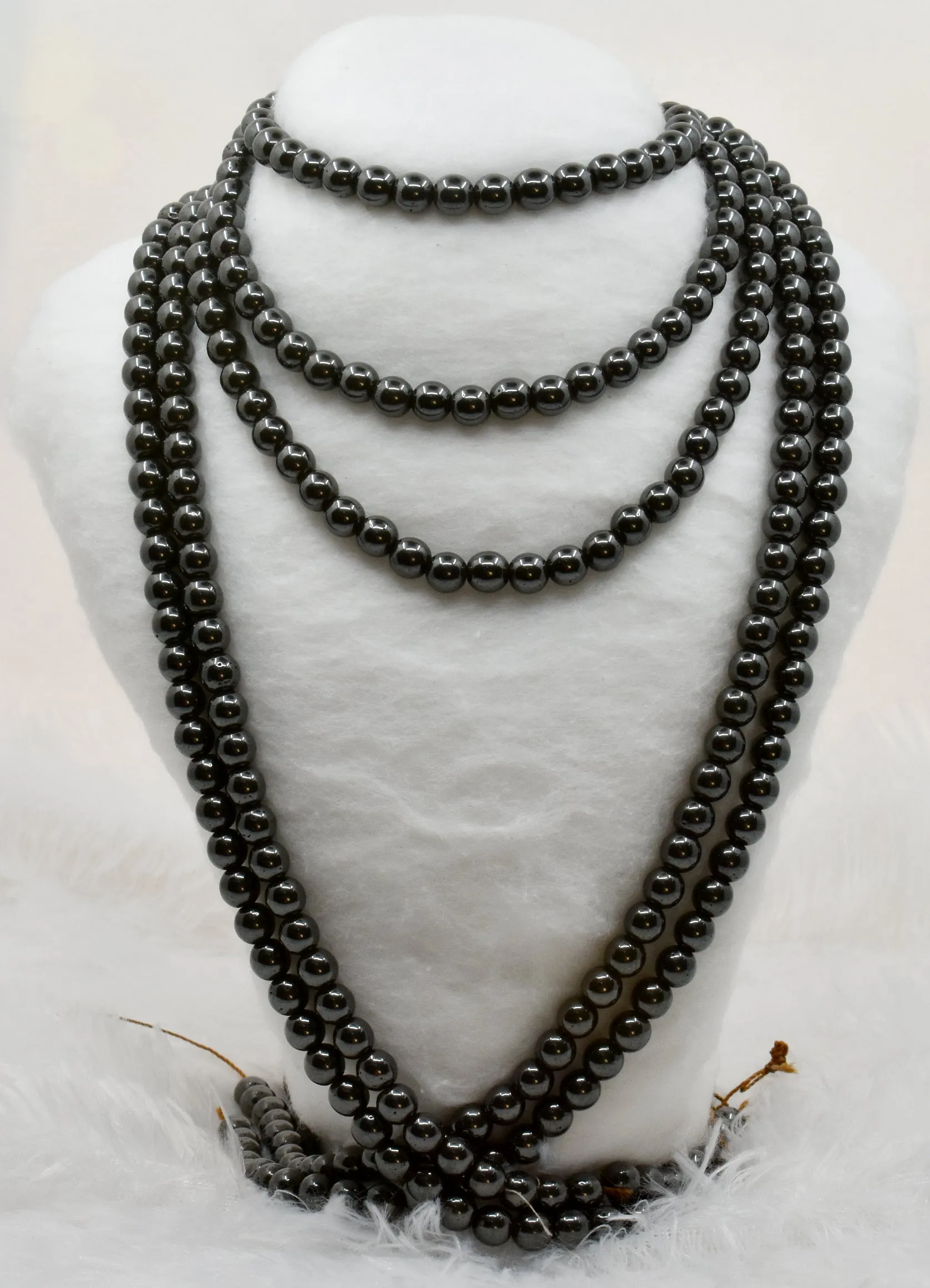 Hematite Beads, Natural Round Crystal Beads 4mm to 12mm