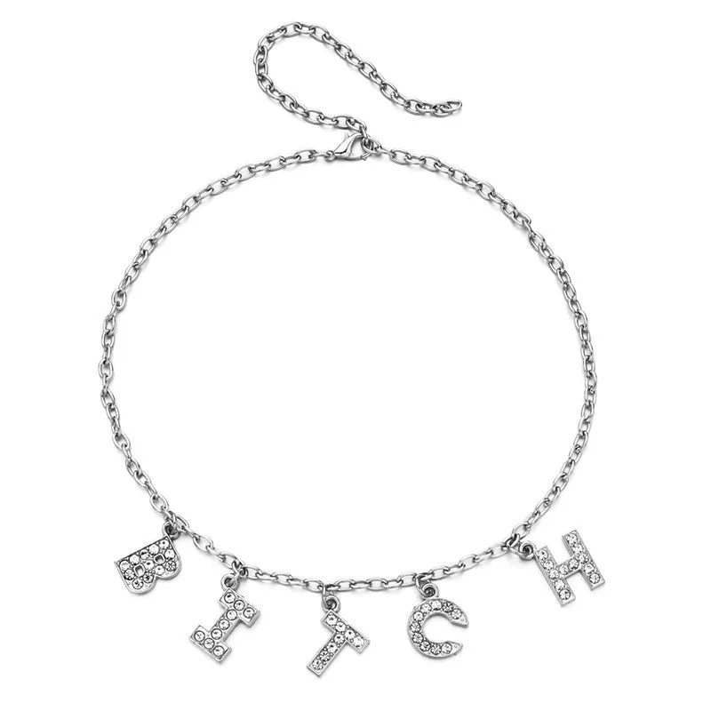 Letter Diamond Necklace PL51507
