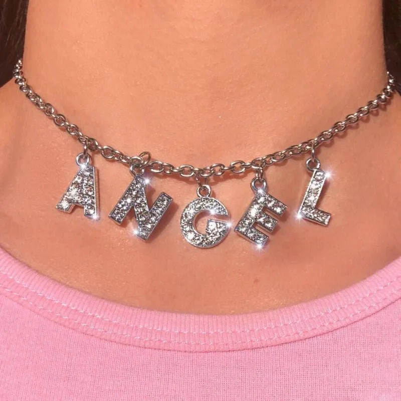 Letter Diamond Necklace PL51507
