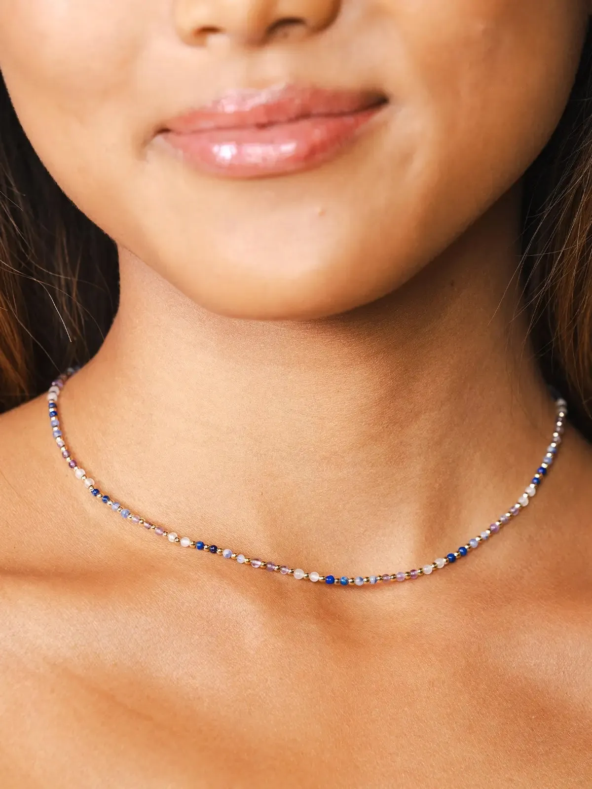 Lotus & Luna Master Manifestor 2mm Beaded Healing Necklace