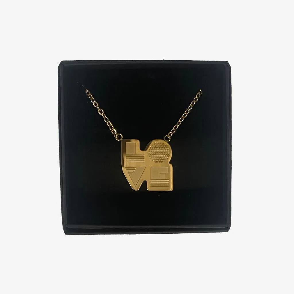 Love Pendant Gold