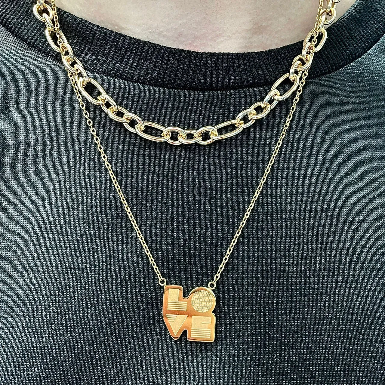 Love Pendant Gold