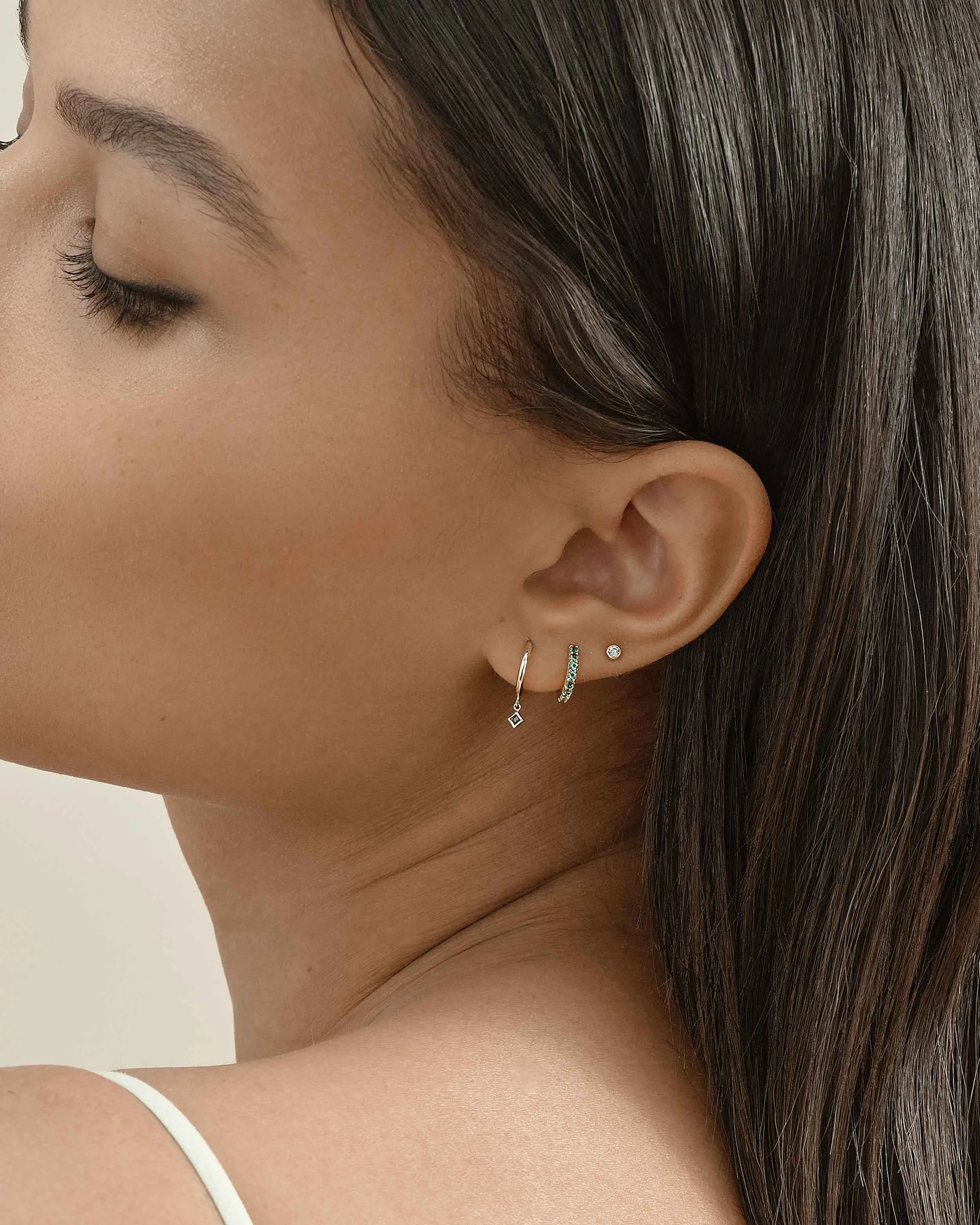 Luxe Emerald Earrings Set