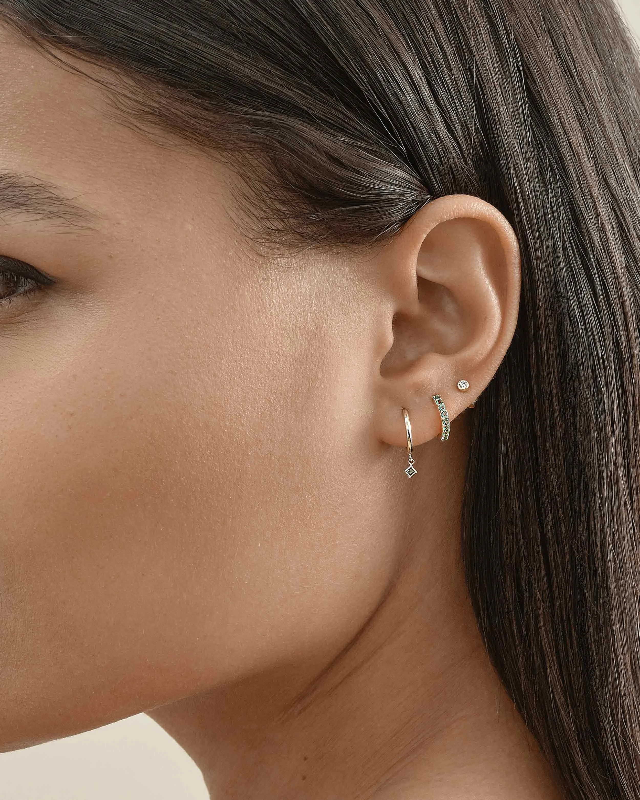 Luxe Emerald Earrings Set