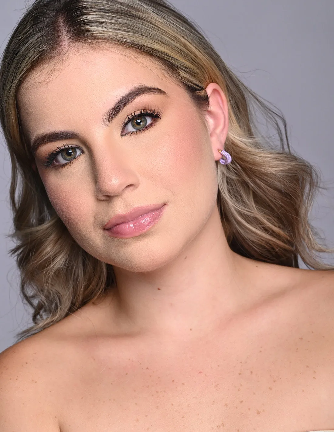Melody Earring Lilac