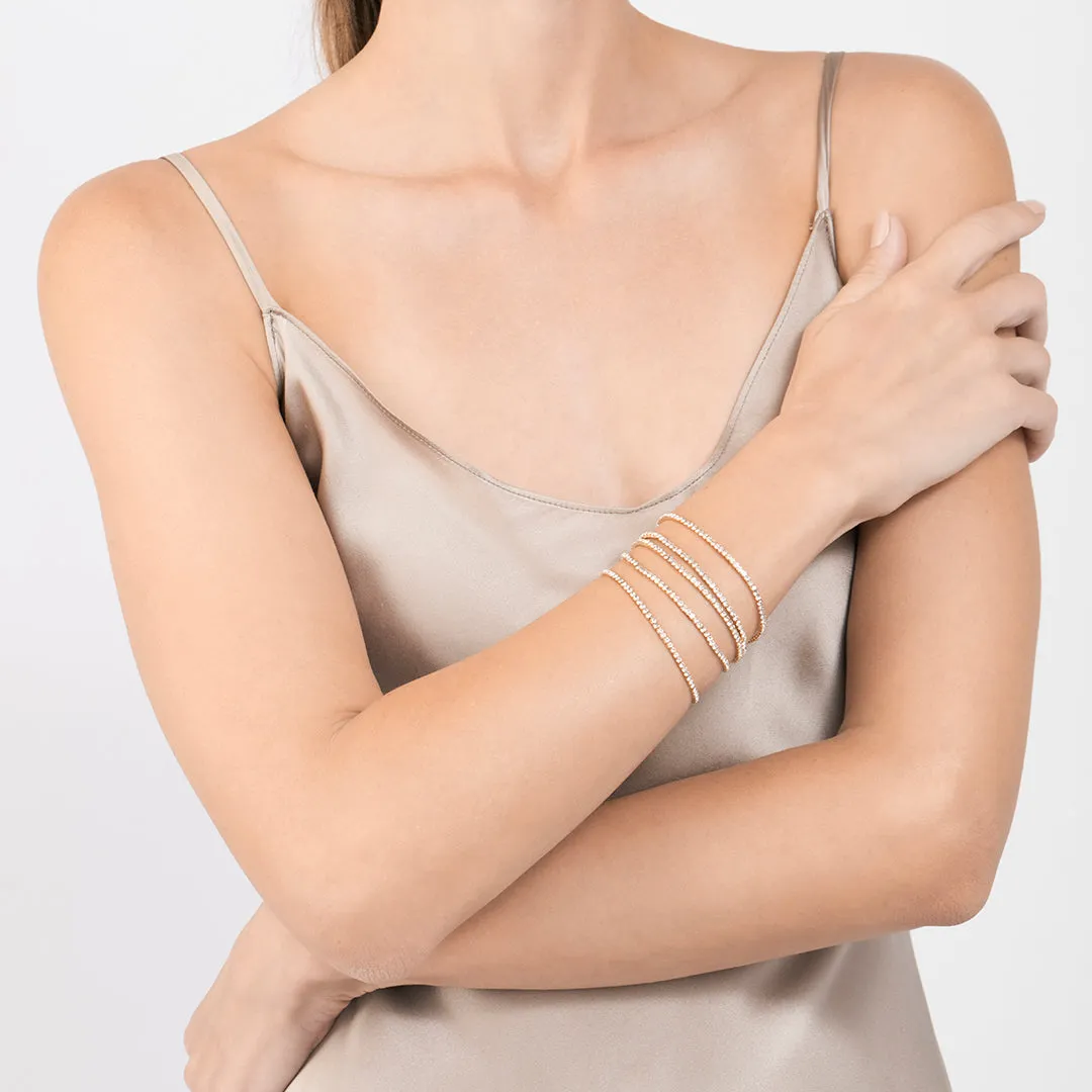 Multi Stretch Crystal Bracelet Set