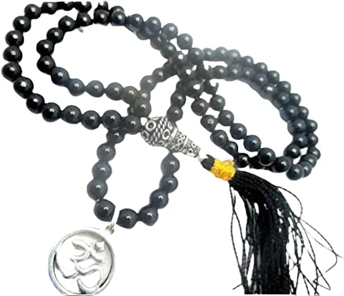 Natural Tourmaline 8mm 108 Mala Beads, Spiritual, Meditation Beads, Reiki, Japa Mala, Buddhist Prayer Beads, Yoga Bracelet, healing beads LKMALA-RRGU-3500