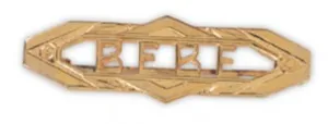 Old Store Stock Gold Openwork Bebe Pin