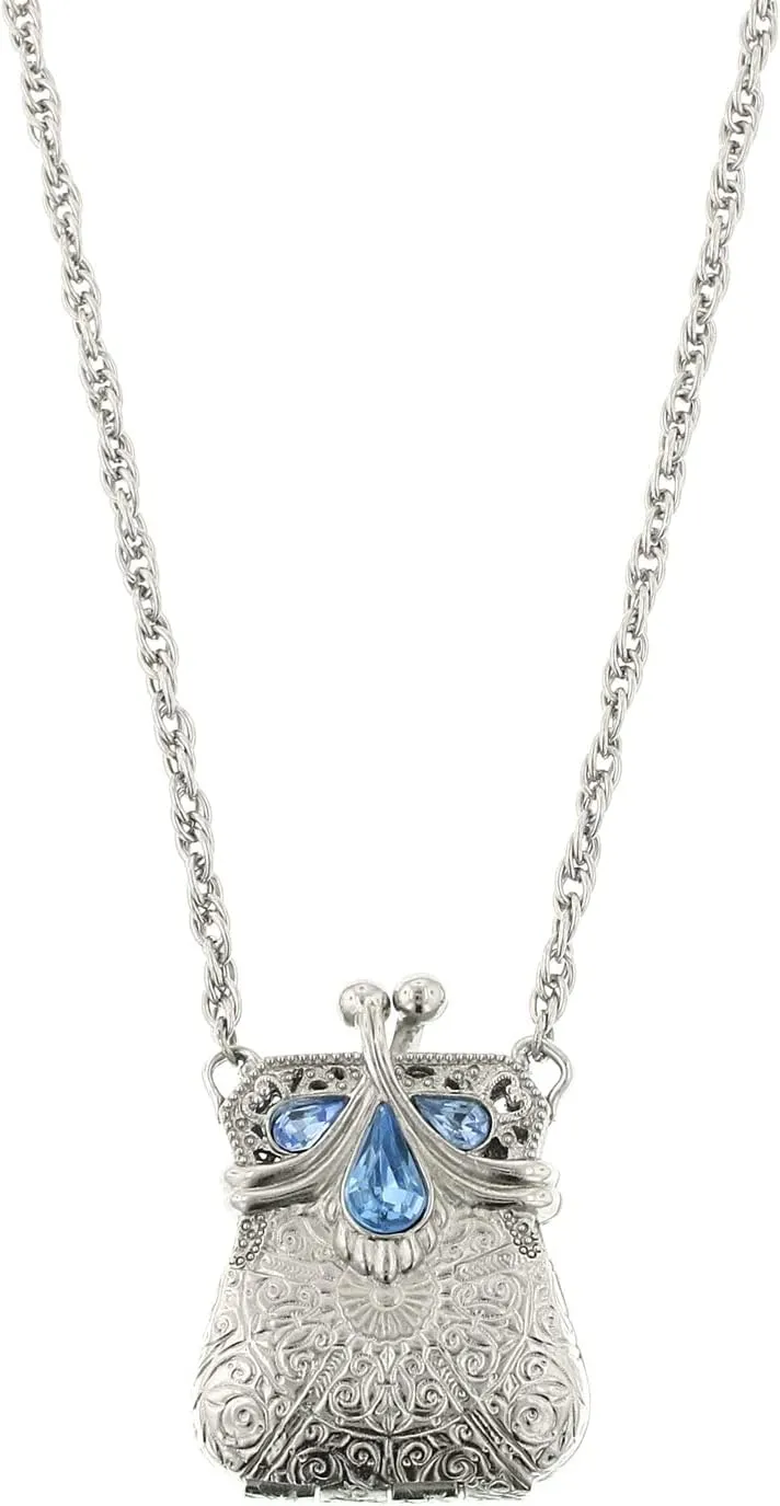 Signature 1928 "1928 Signature Collection" Purse Locket Necklace, 32"