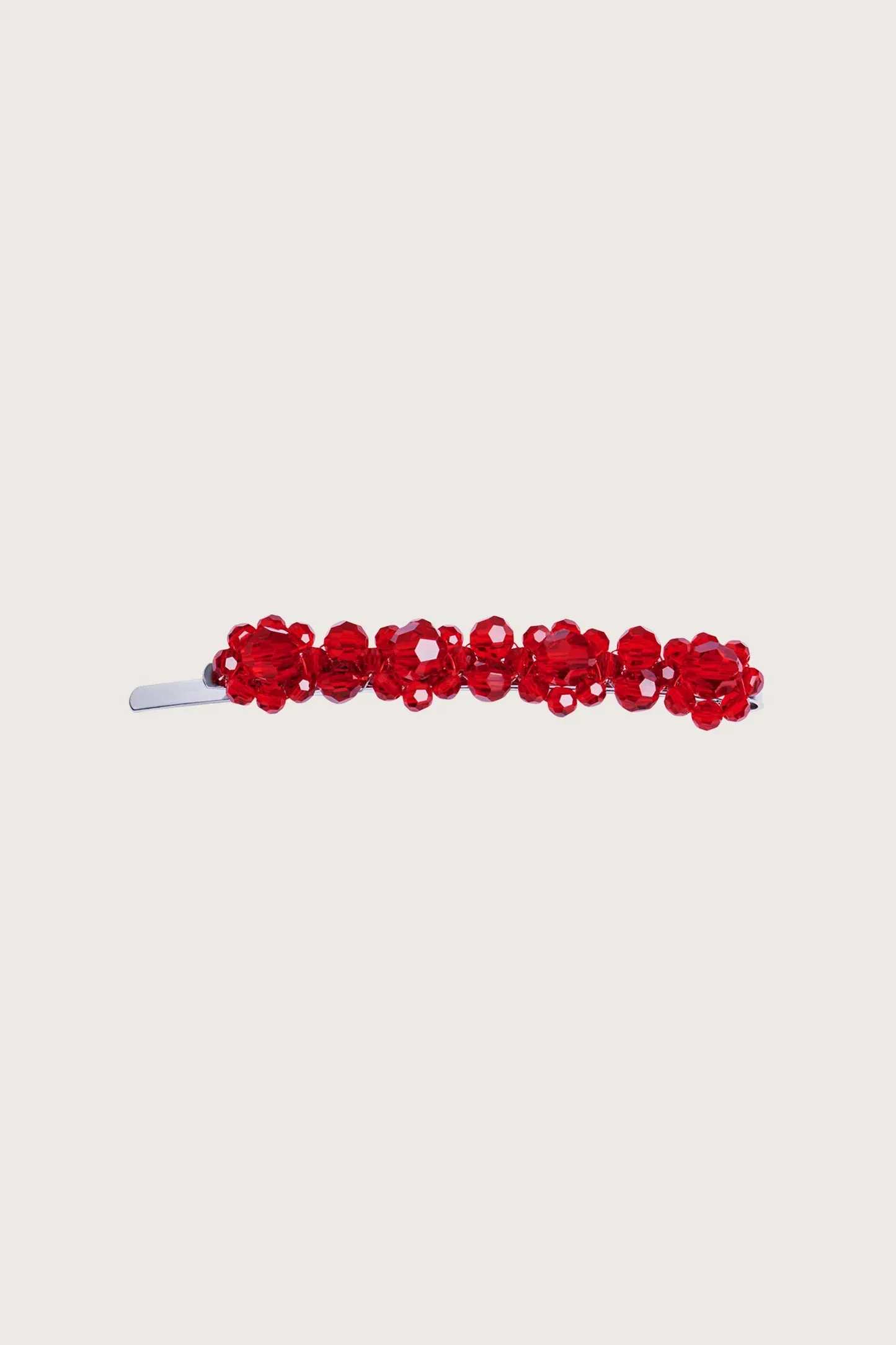 SIMONE ROCHA FLOWER HAIR CLIP RED