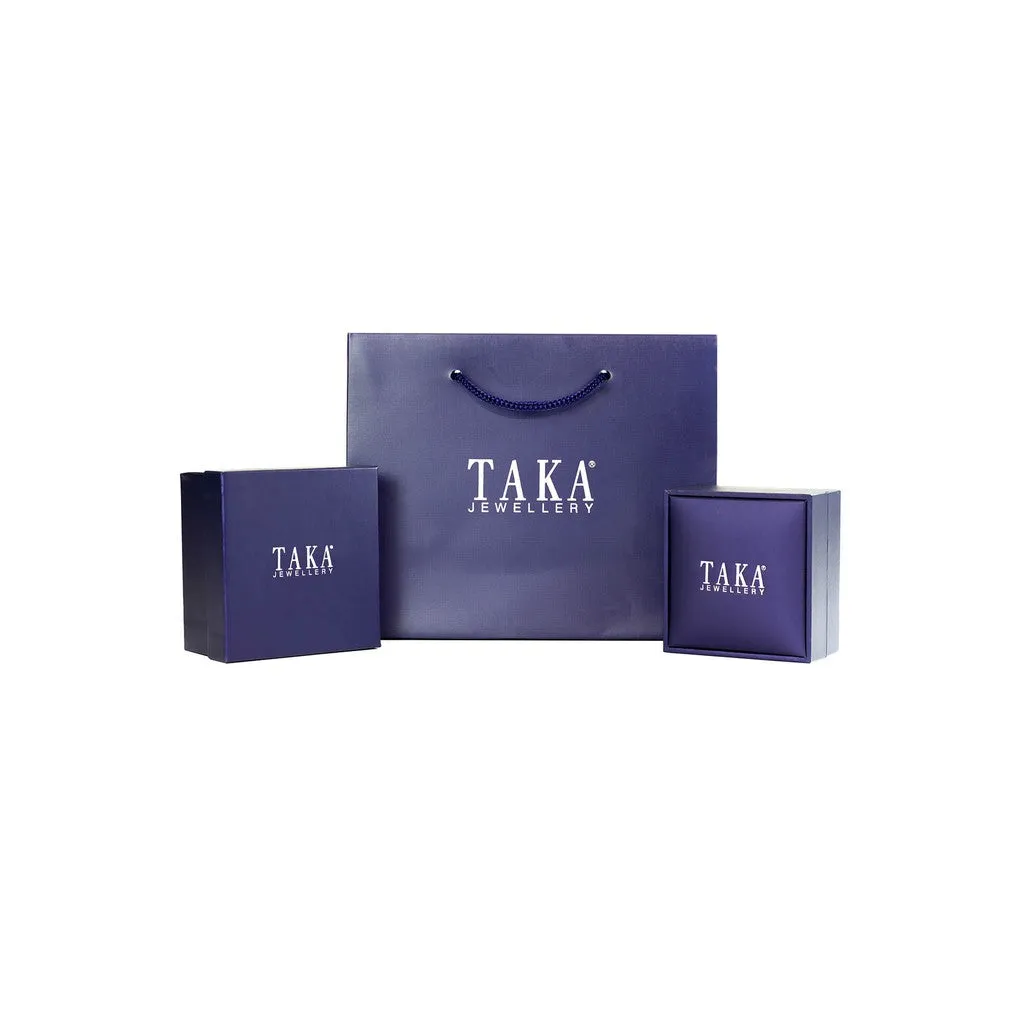 TAKA Jewellery Spectra Blue Sapphire Diamond Pendant 18K Gold
